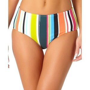 𝅺anne Cole Women's Standard Bikini, Multi Print, Medium (Bottom Only)